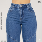 Jeans Mujer Mom Flare 1370