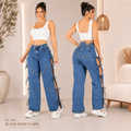 Jeans Mujer Mom FLARE 1370