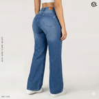 Jeans Mujer Mom Flare 1376