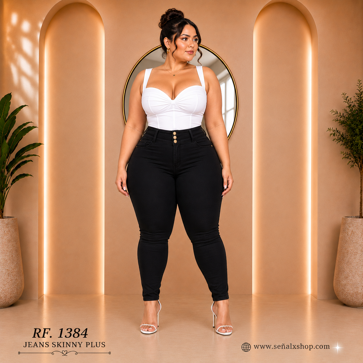 Jeans Mujer Plus 1384