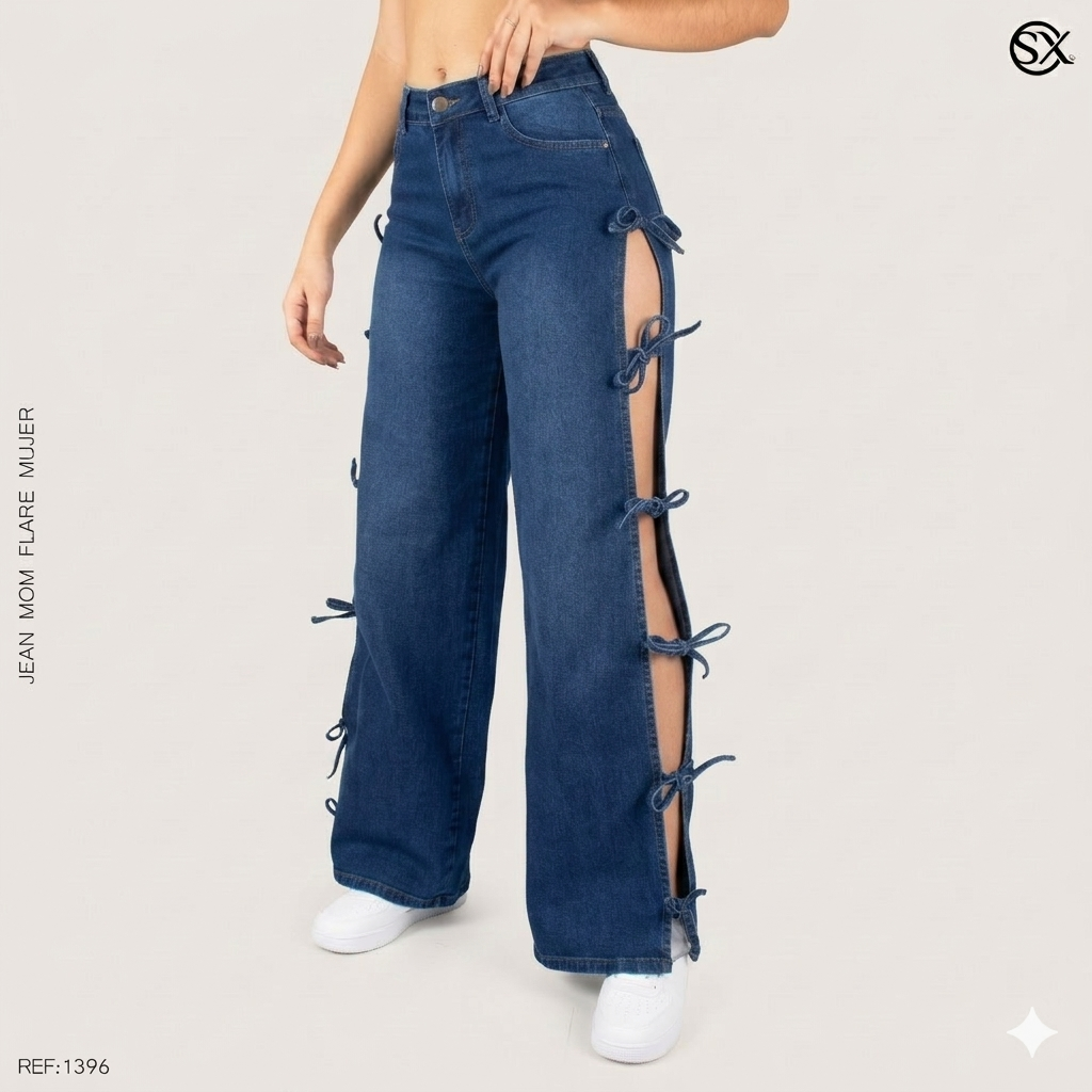 Jeans Mujer Mom FLARE