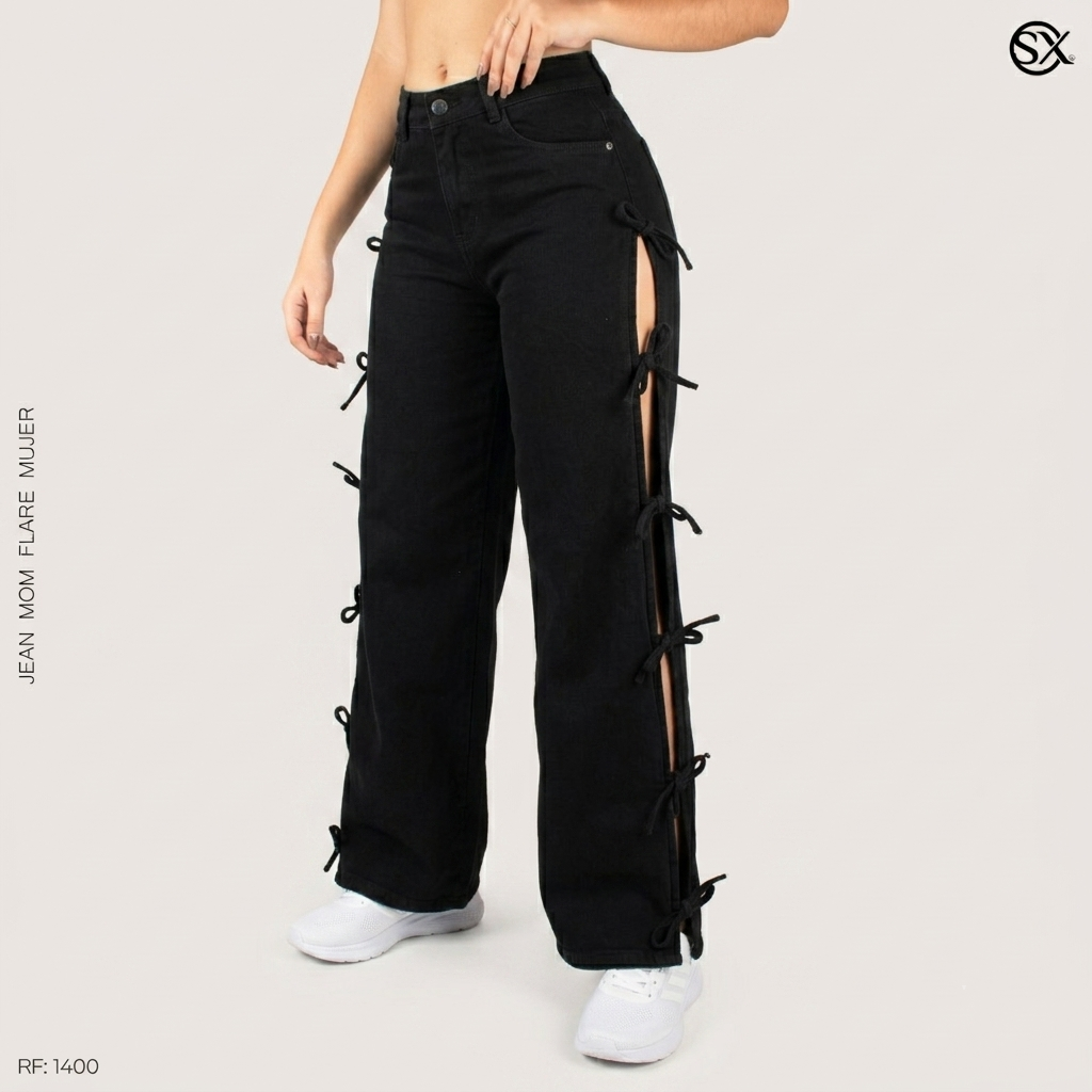 Jeans Mujer Mom FLARE 1400 + VARIANTES