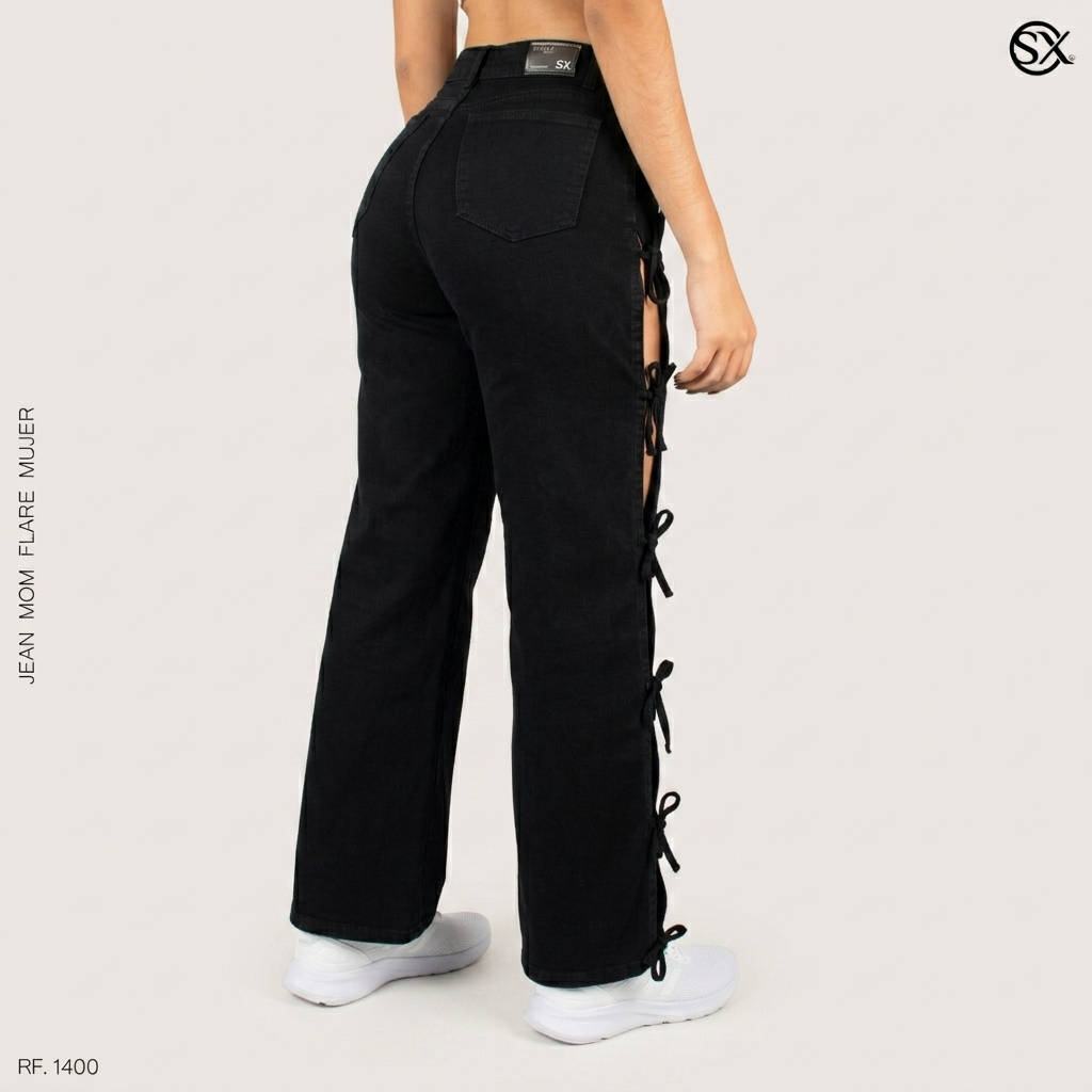 Jeans Mujer Mom FLARE 1400 + VARIANTES