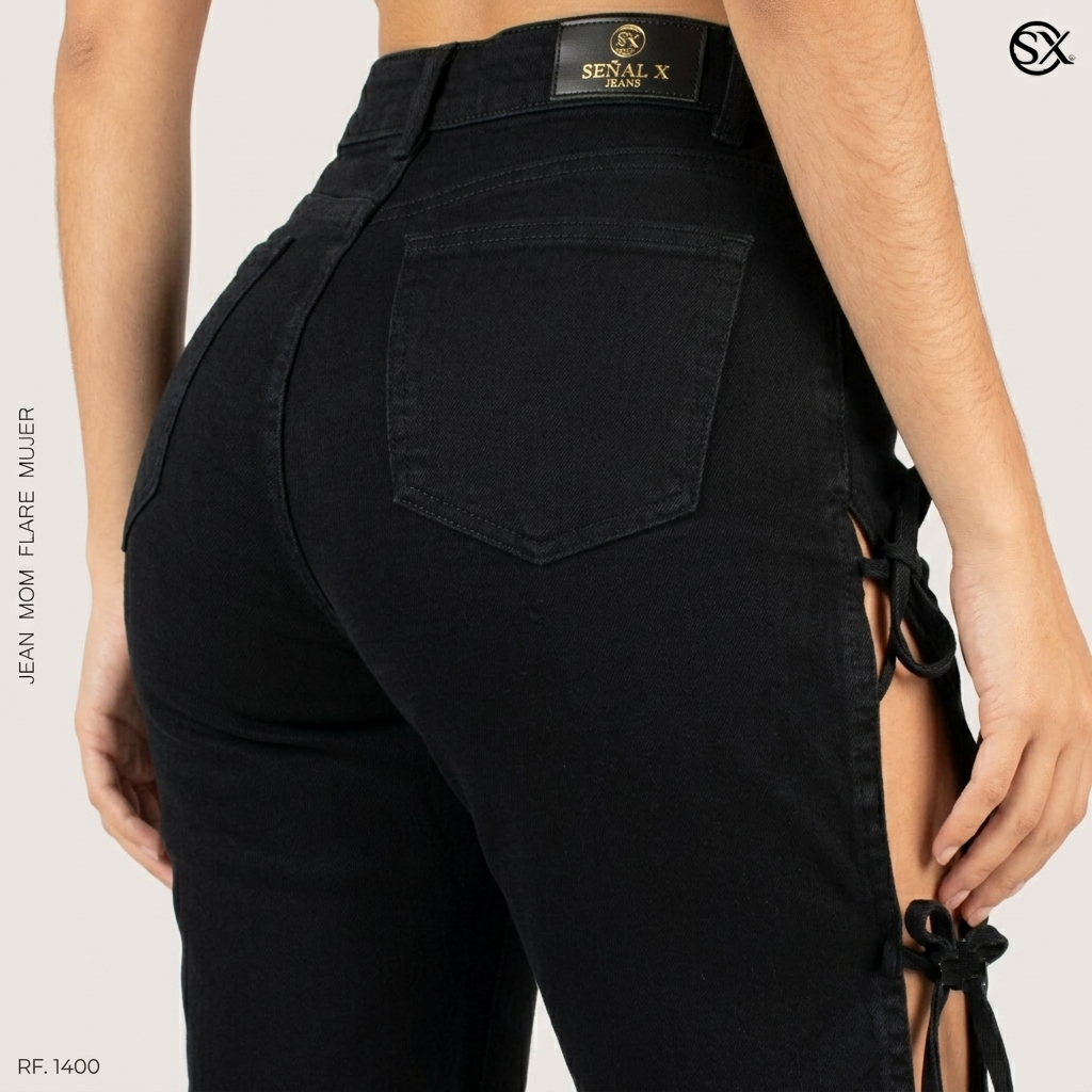 Jeans Mujer Mom FLARE 1400 + VARIANTES