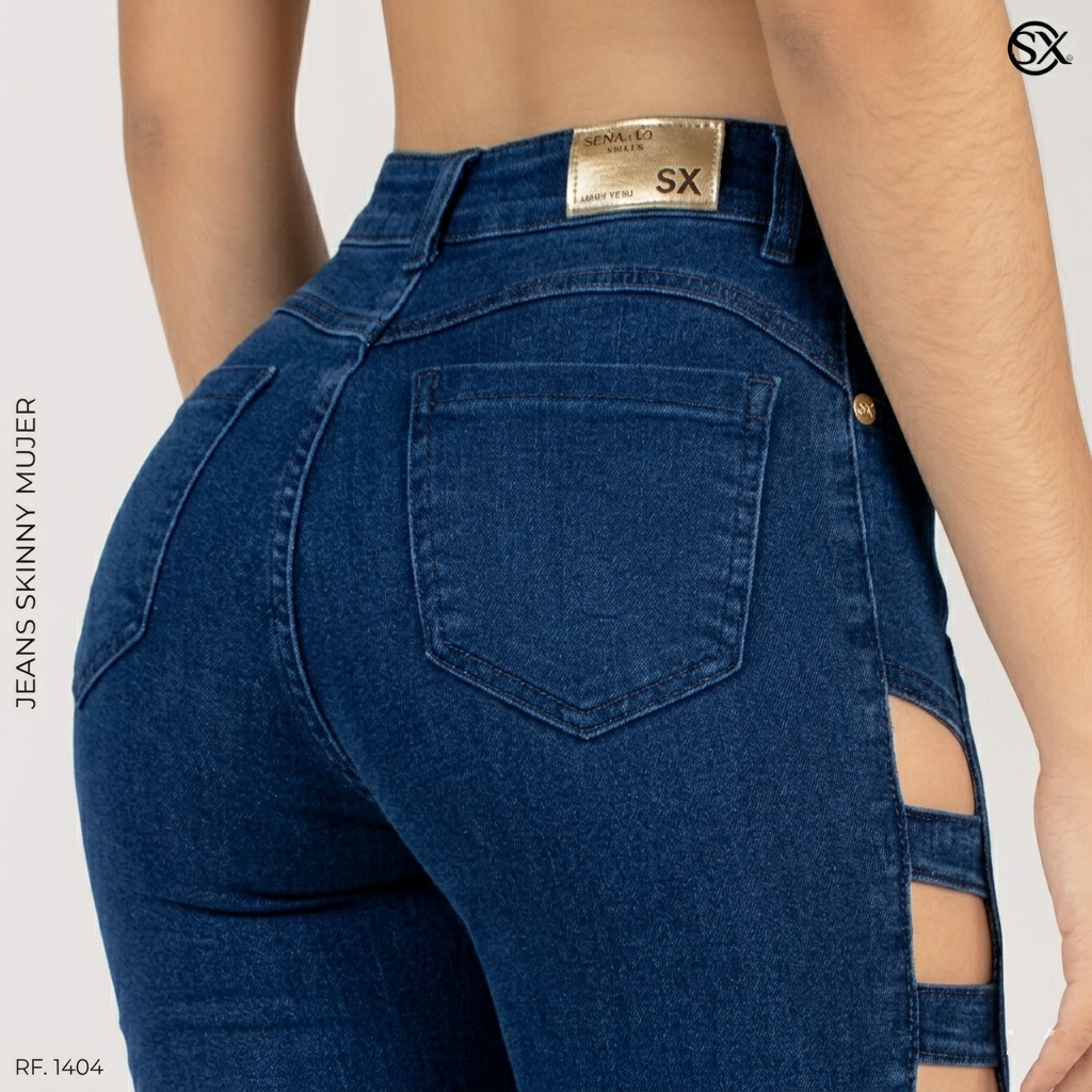 Jeans Mujer Skinny  1404