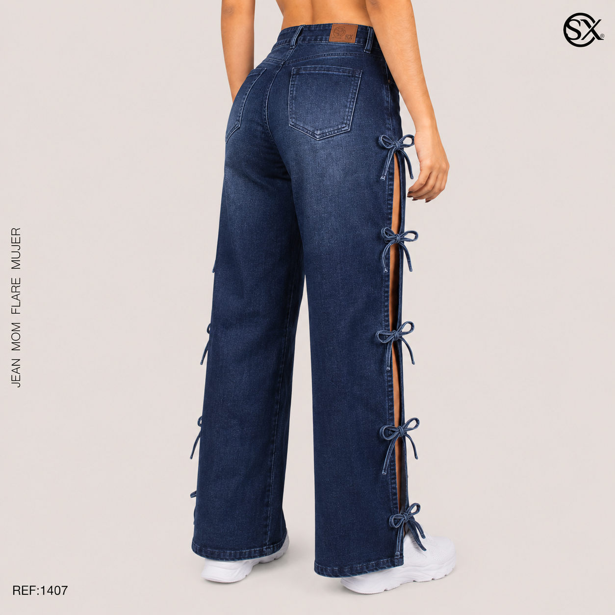 Jeans Mujer Mom FLARE 1407