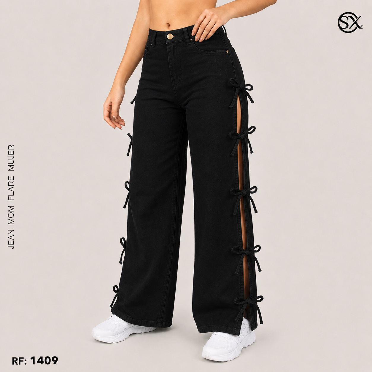 Jeans Mujer Mom FLARE 1409
