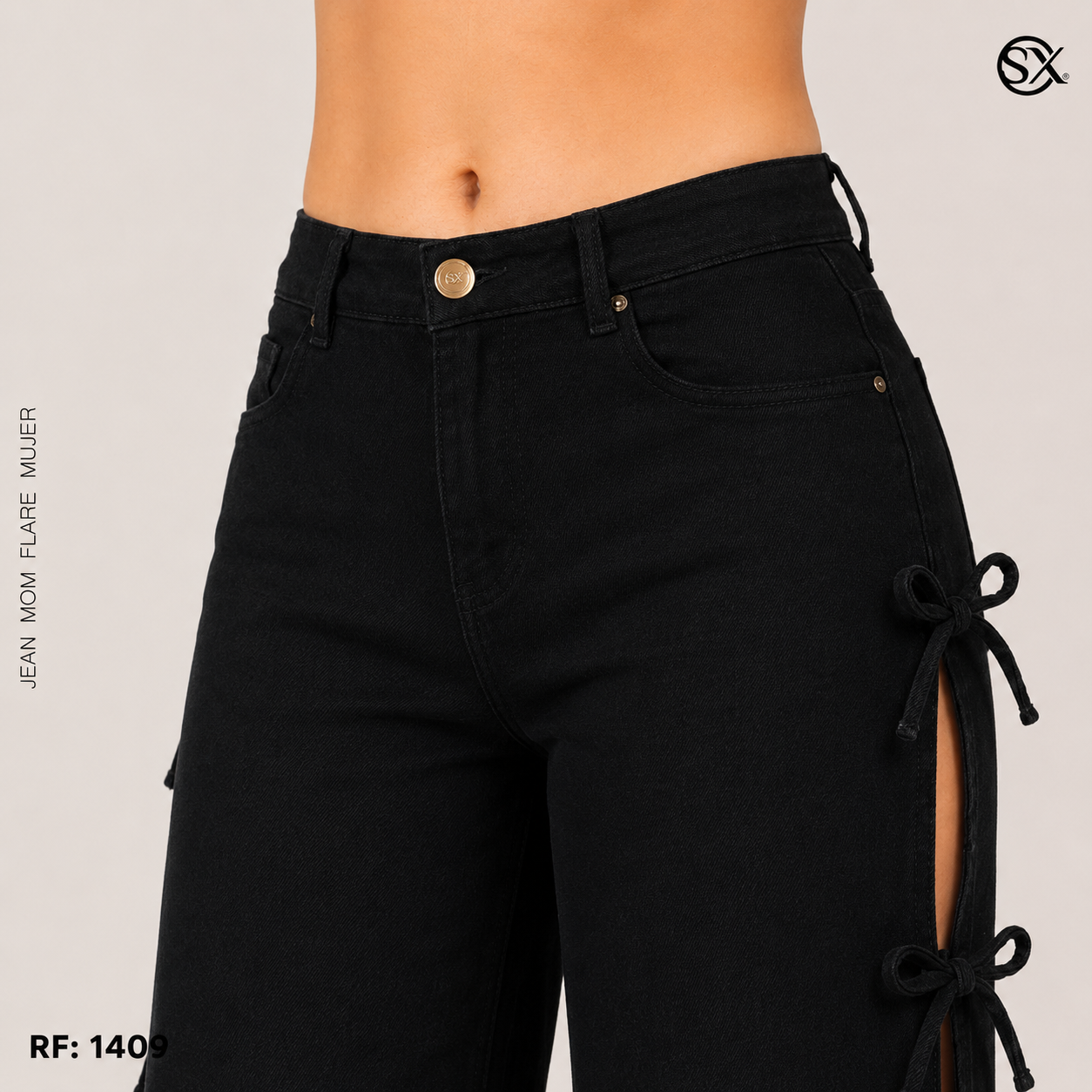 Jeans Mujer Mom FLARE 1409