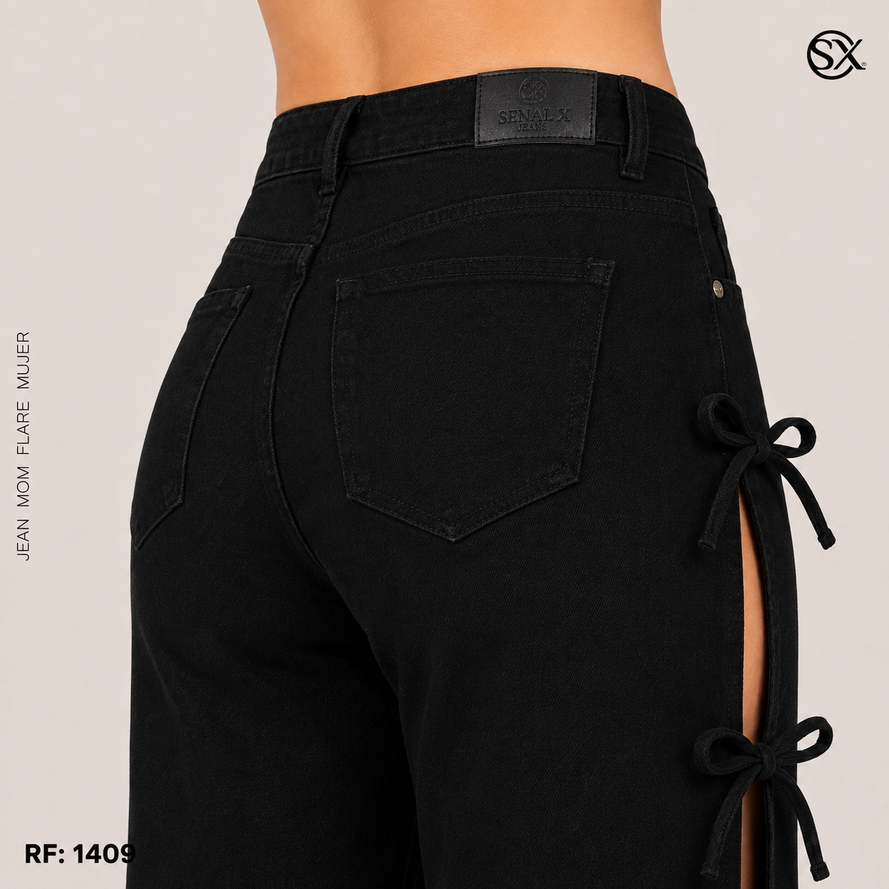 Jeans Mujer Mom FLARE 1409