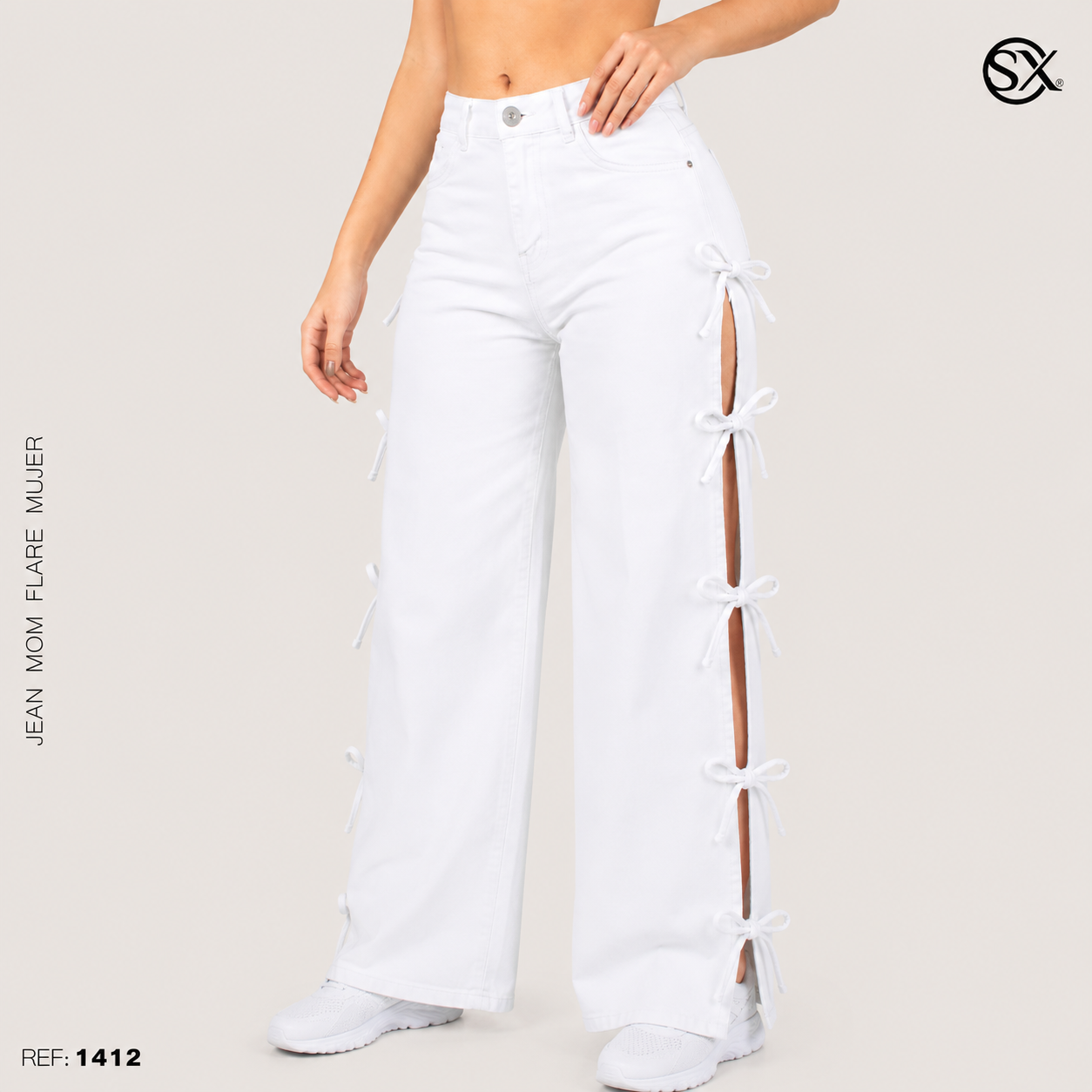 Jeans Mujer Mom FLARE 1412