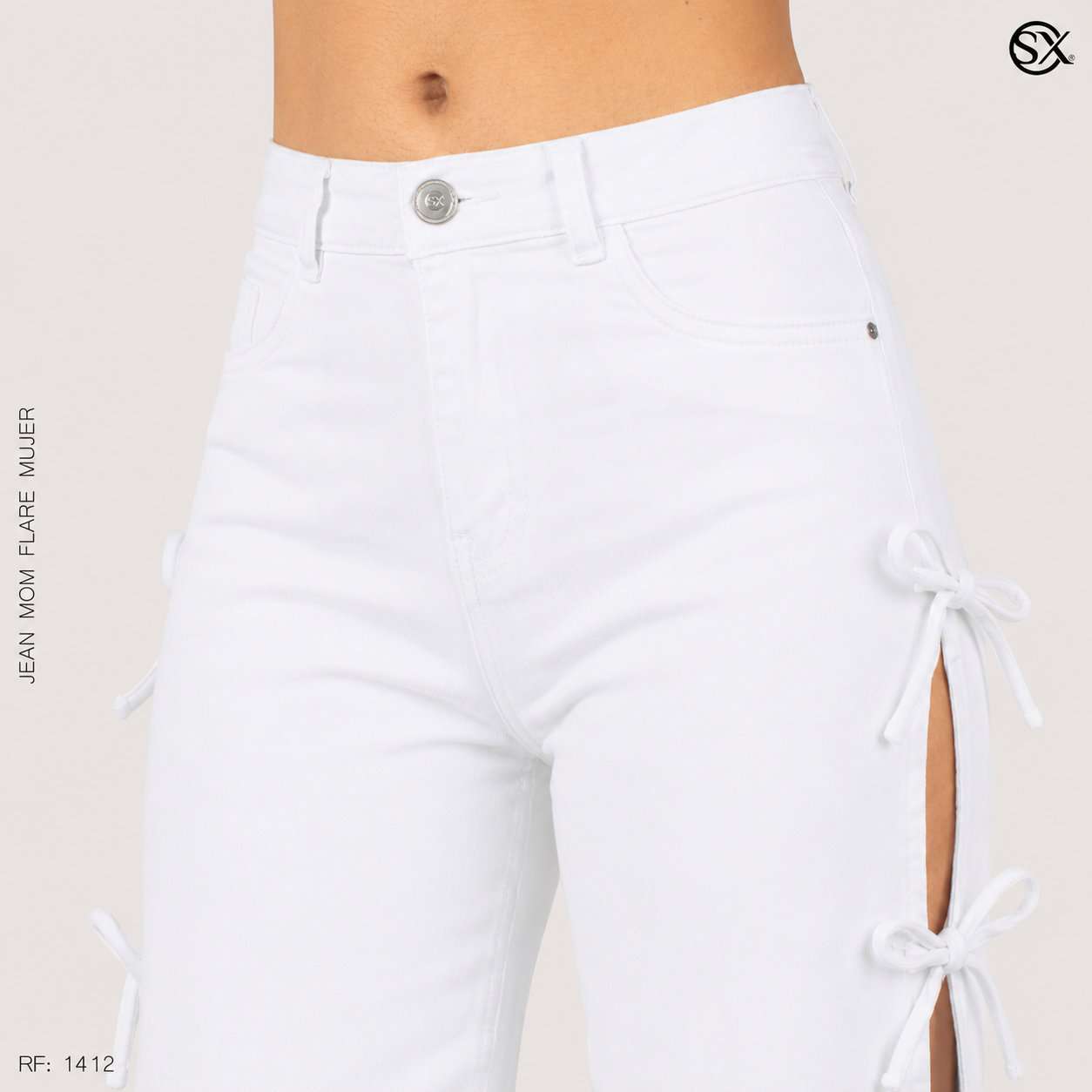 Jeans Mujer Mom FLARE 1412