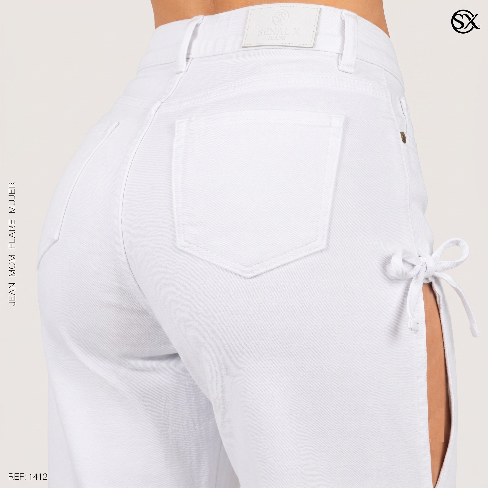Jeans Mujer Mom FLARE 1412