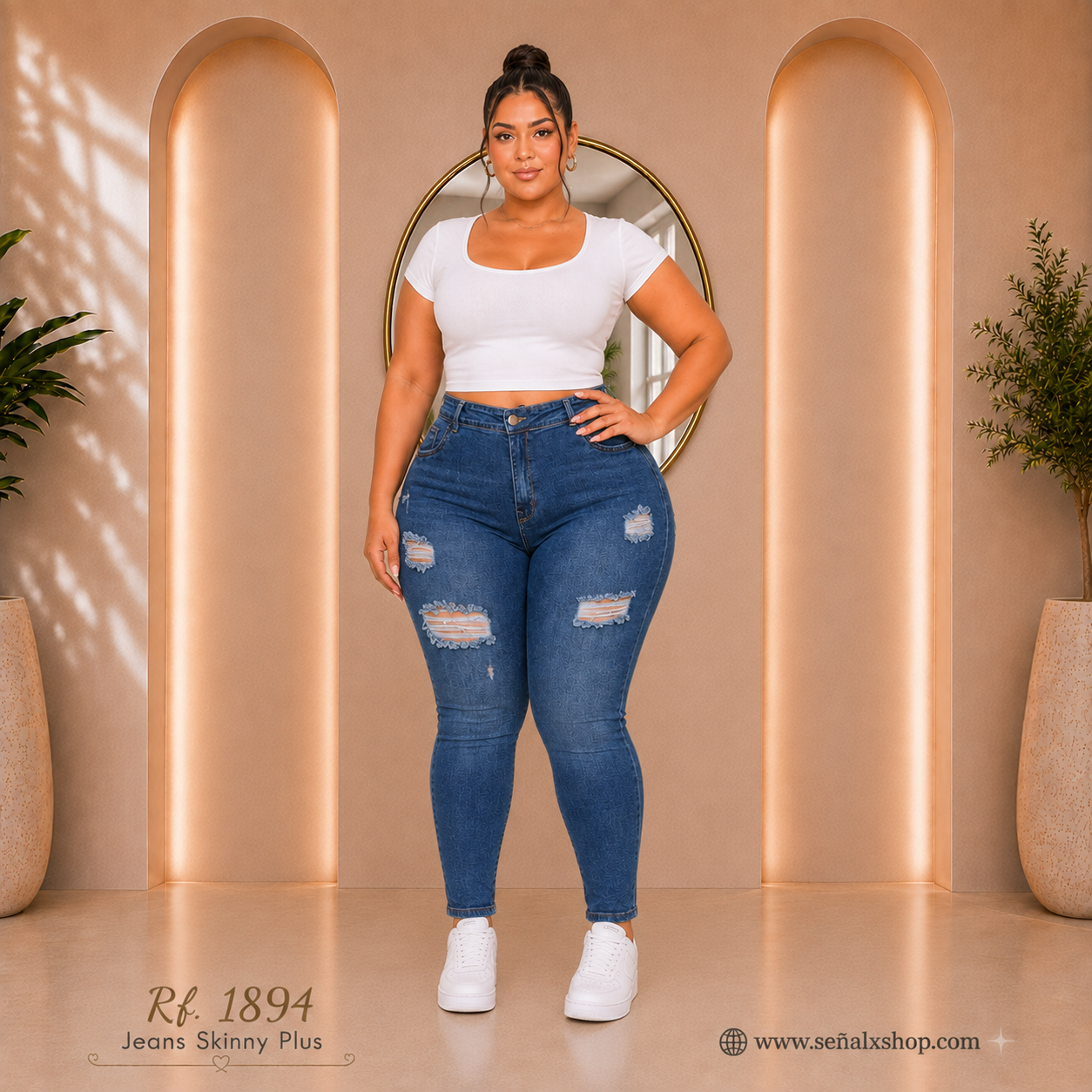 Jeans Mujer Plus 1894