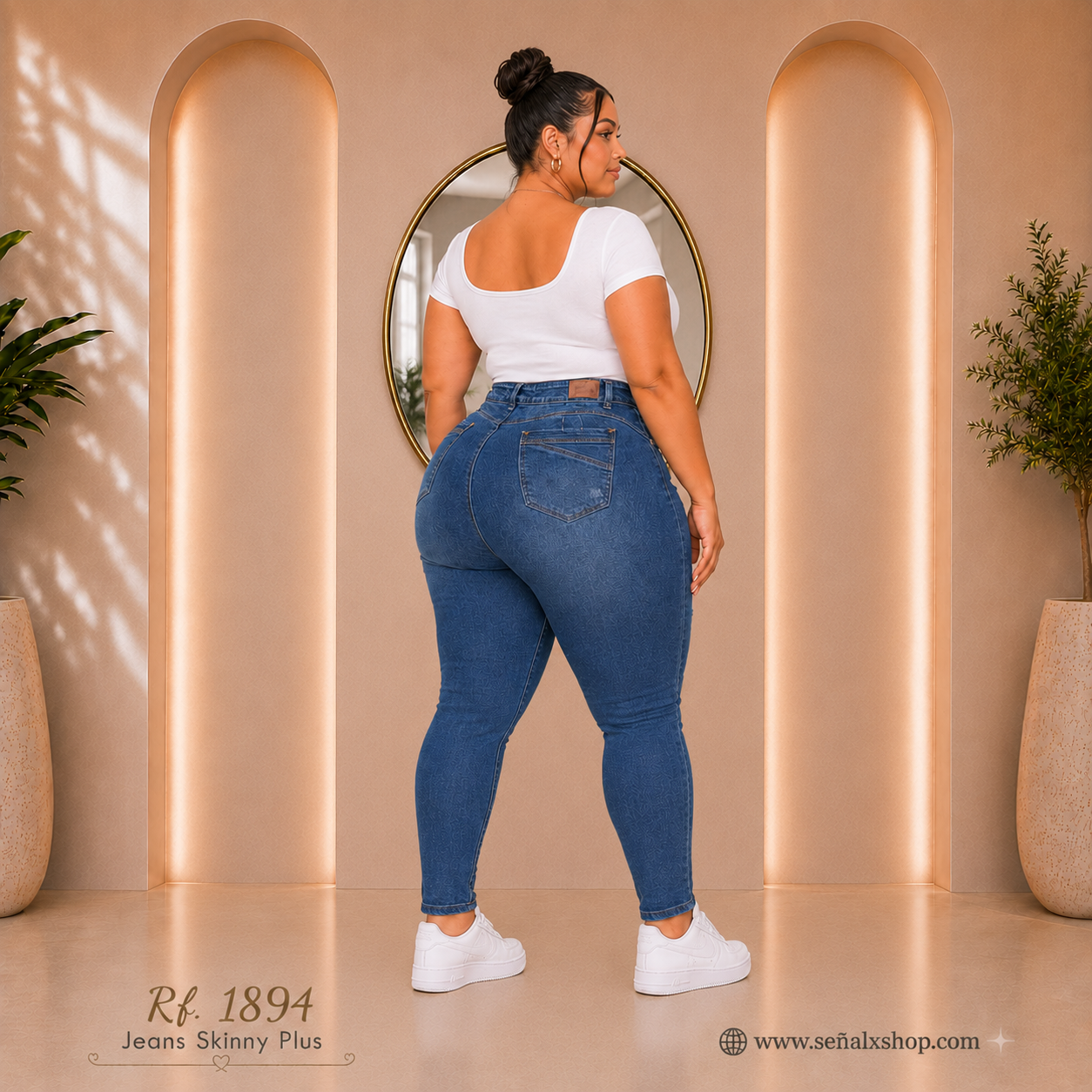 Jeans Mujer Plus 1894
