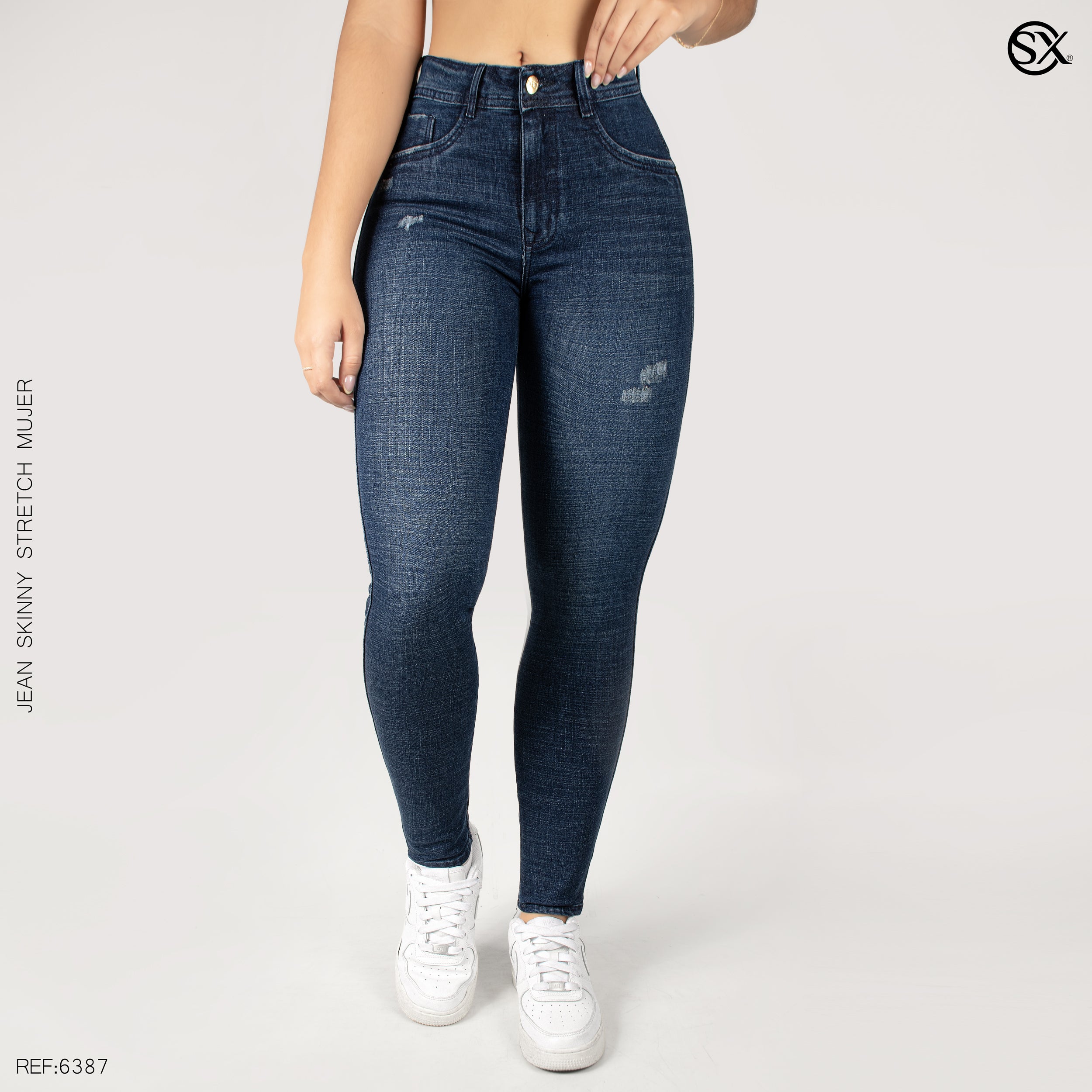 Jeans mujer Skinny 6387
