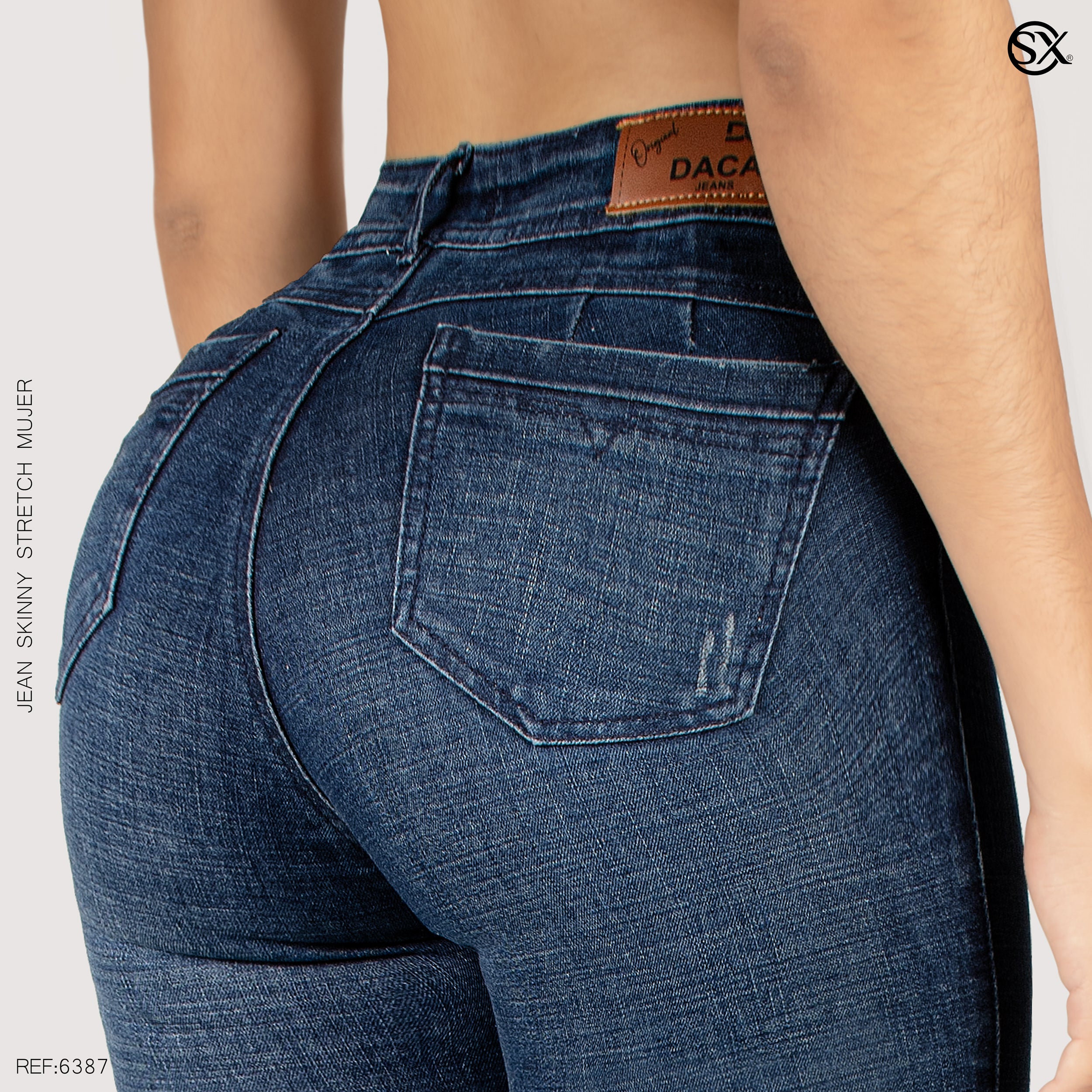 Jeans mujer Skinny 6387