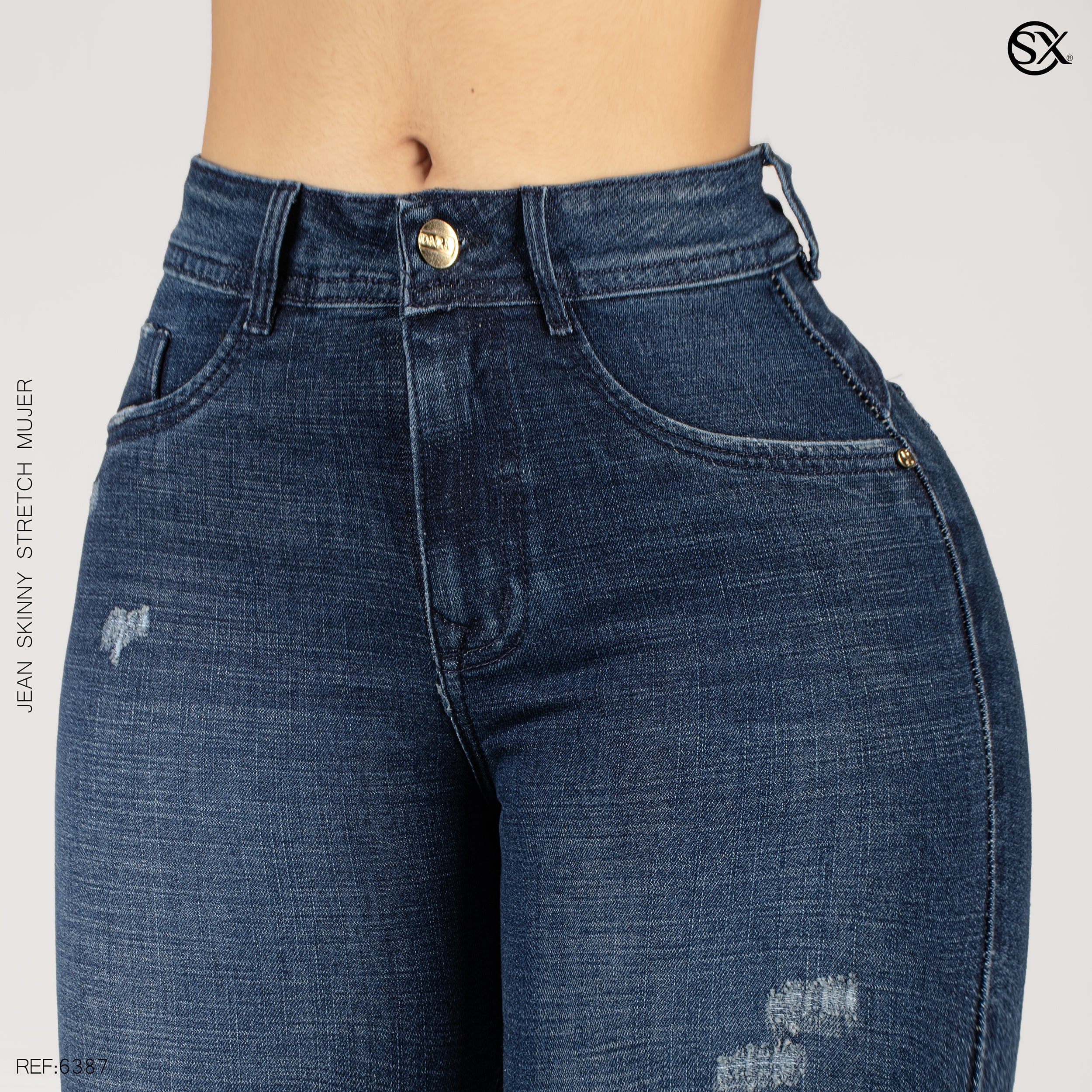 Jeans mujer Skinny 6387