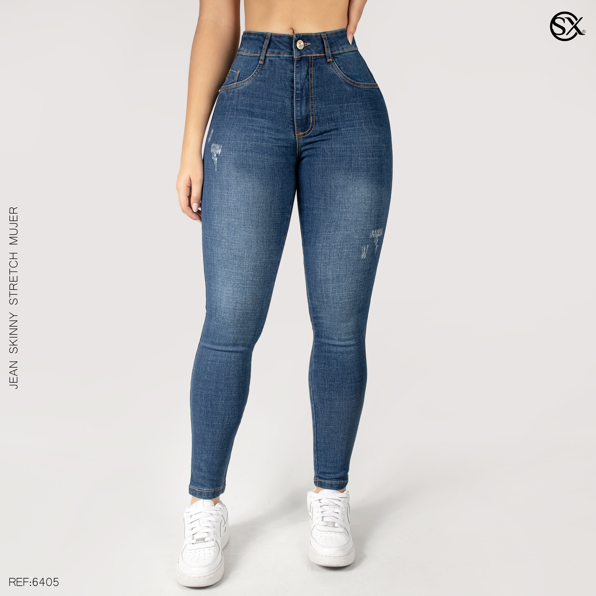Jeans mujer Skinny 6405