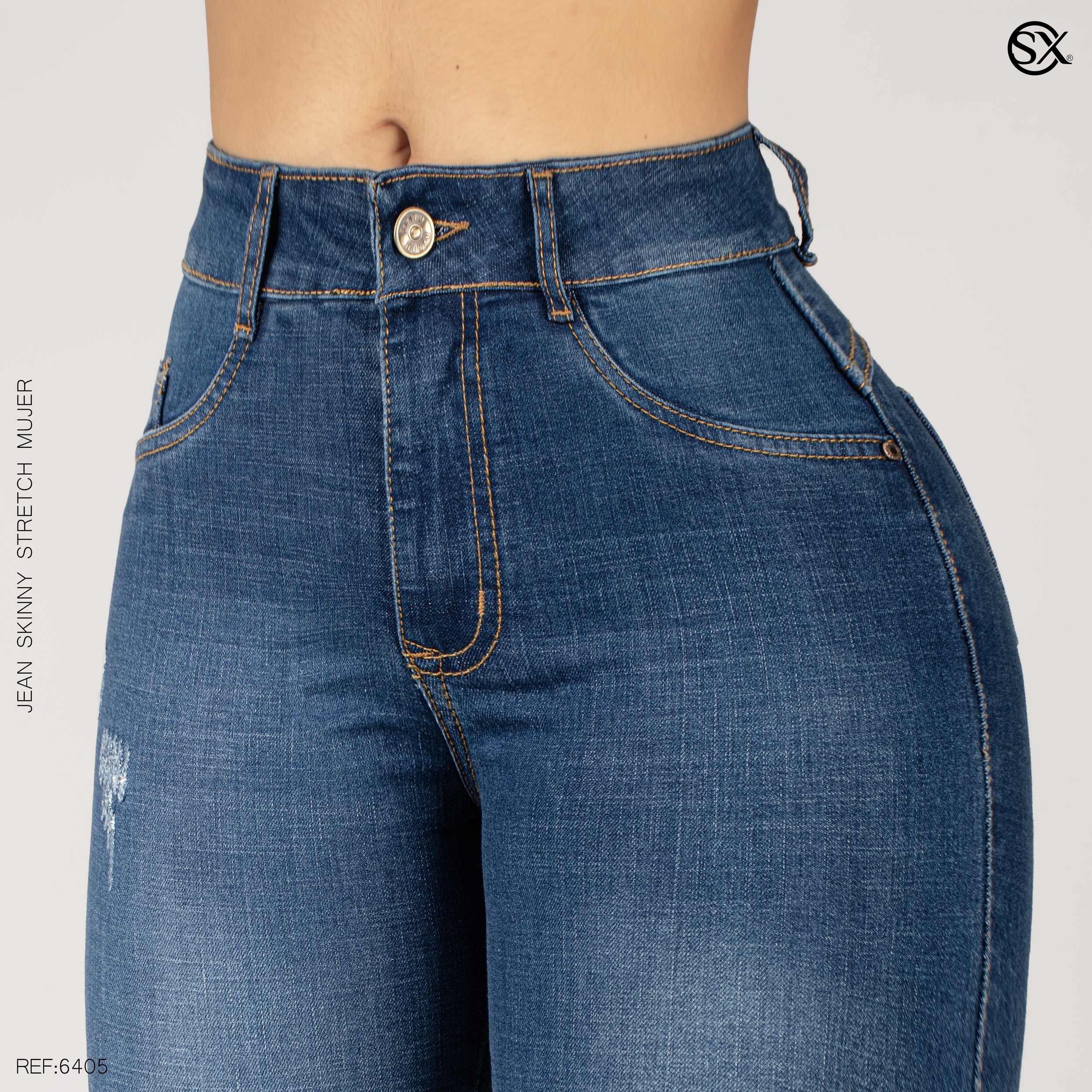 Jeans mujer Skinny 6405