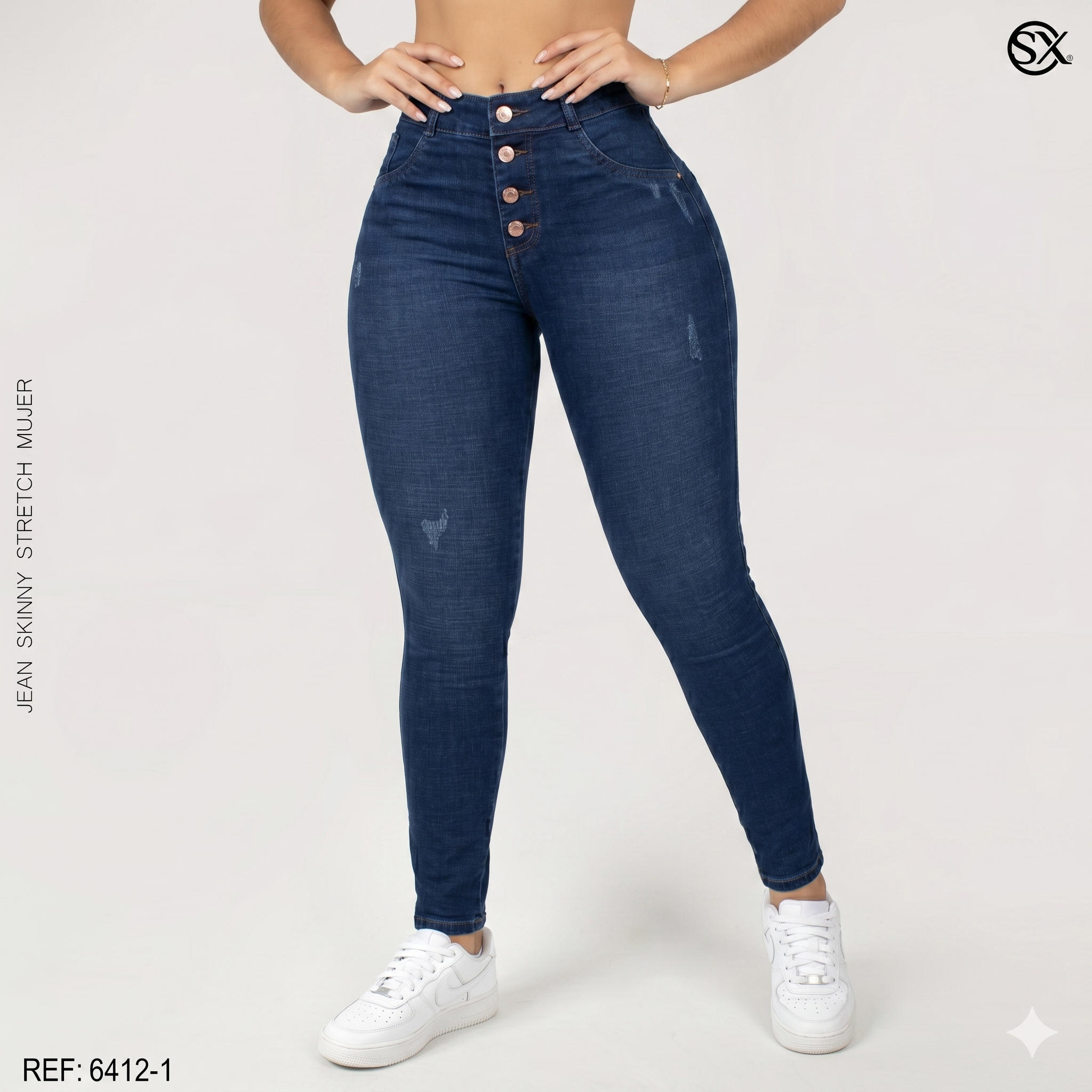 Jeans Mujer Skinny 6412-1