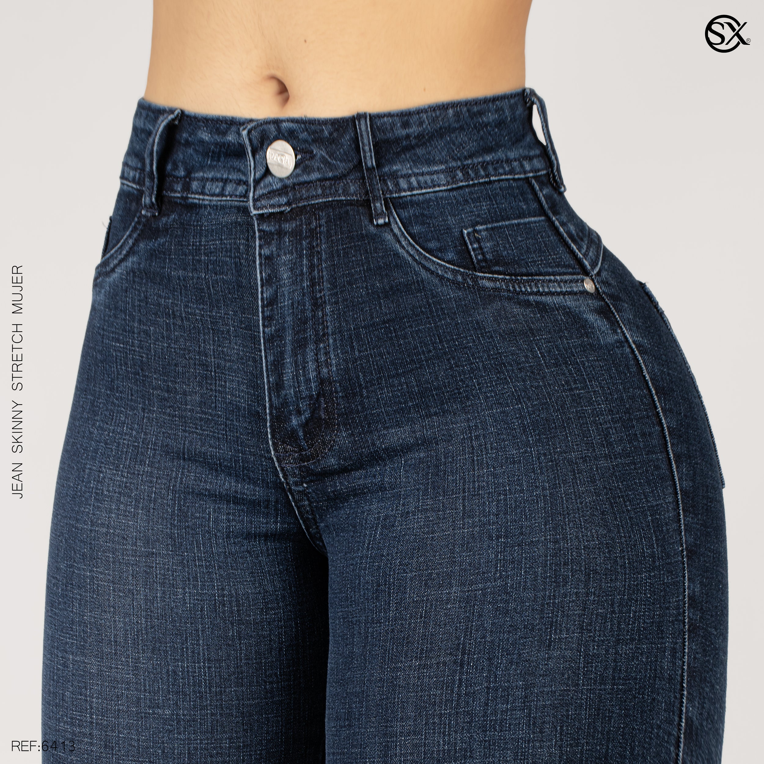 Jeans mujer Skinny 6413