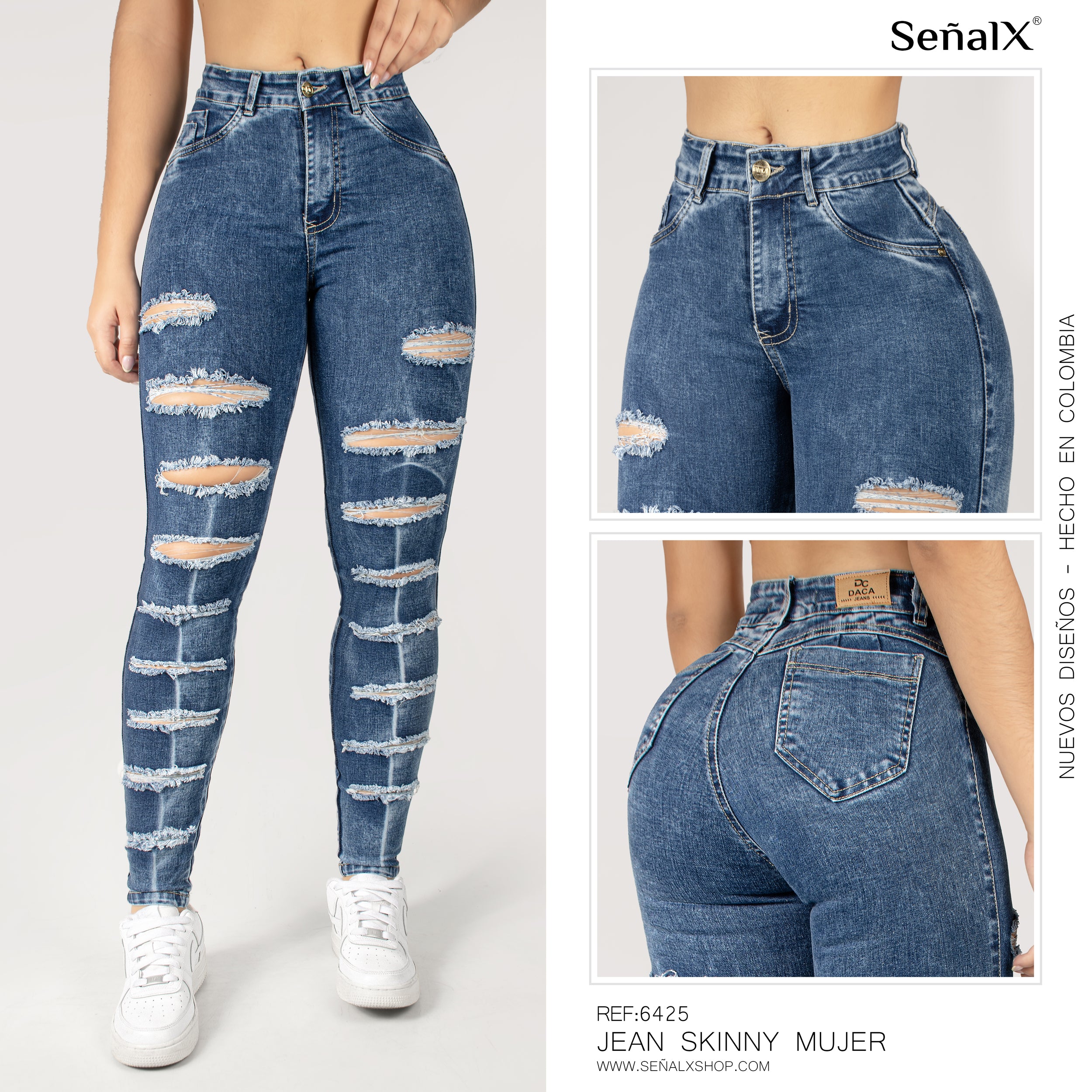 Jeans mujer Skinny 6425