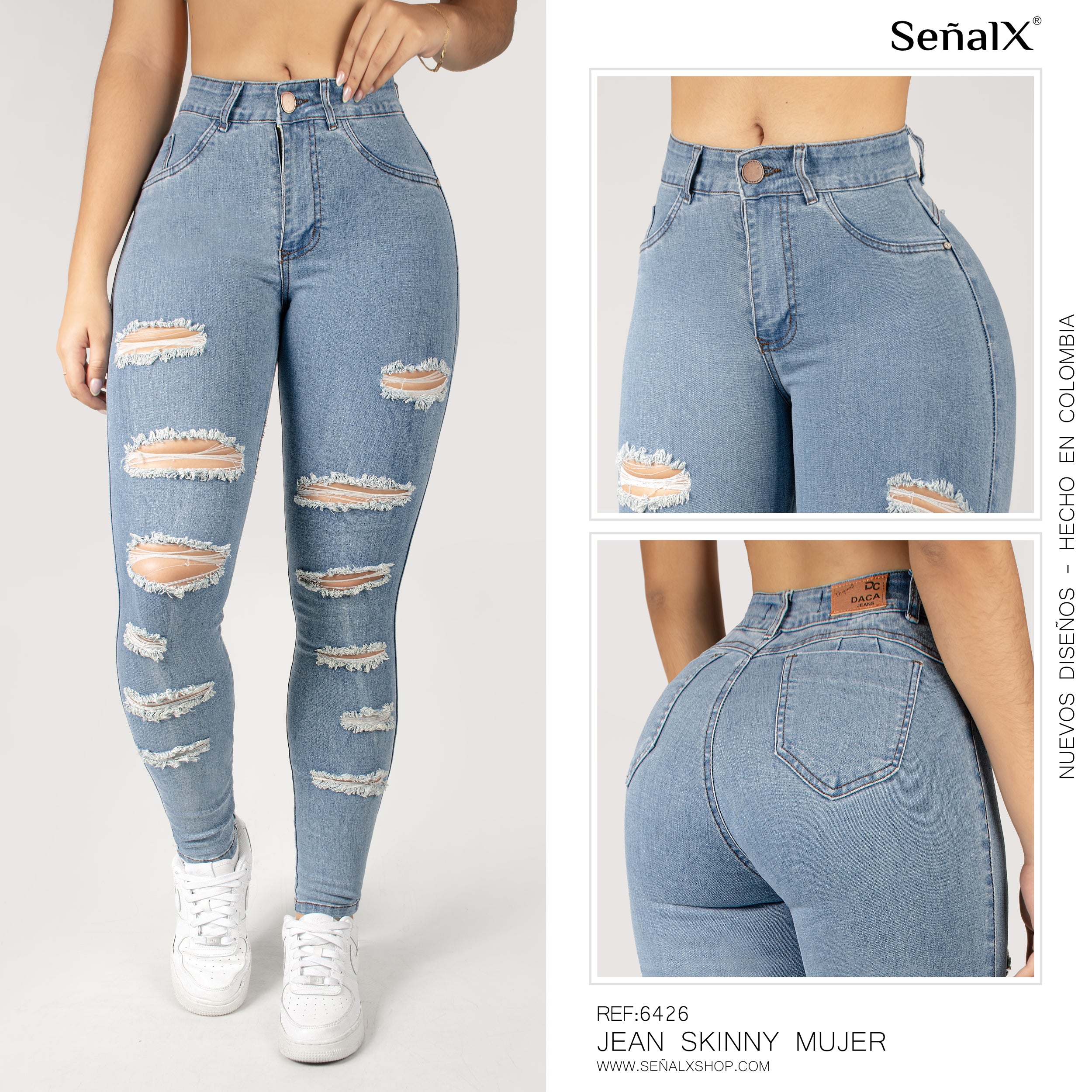 Jeans mujer Skinny 6426