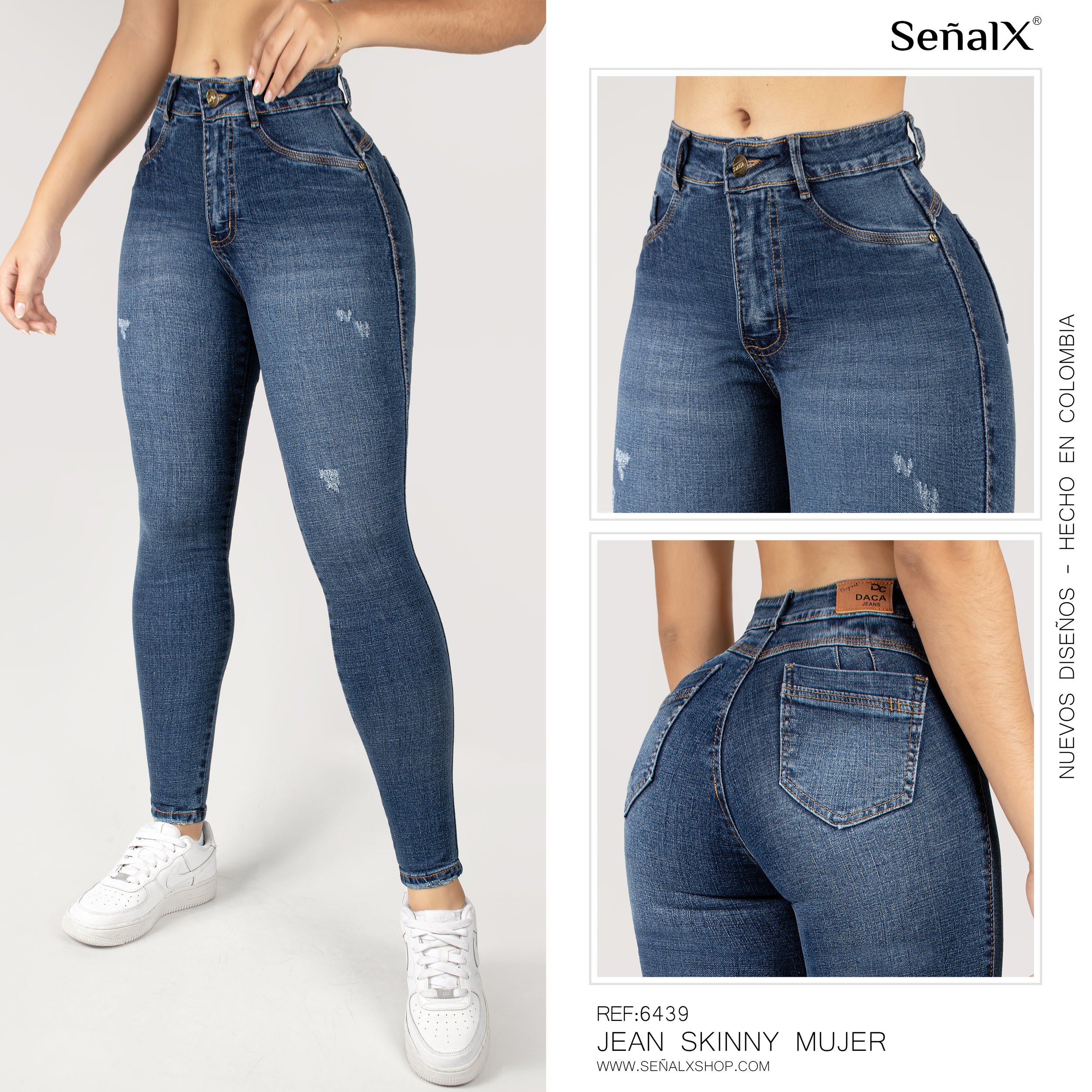 Jeans mujer Skinny 6439