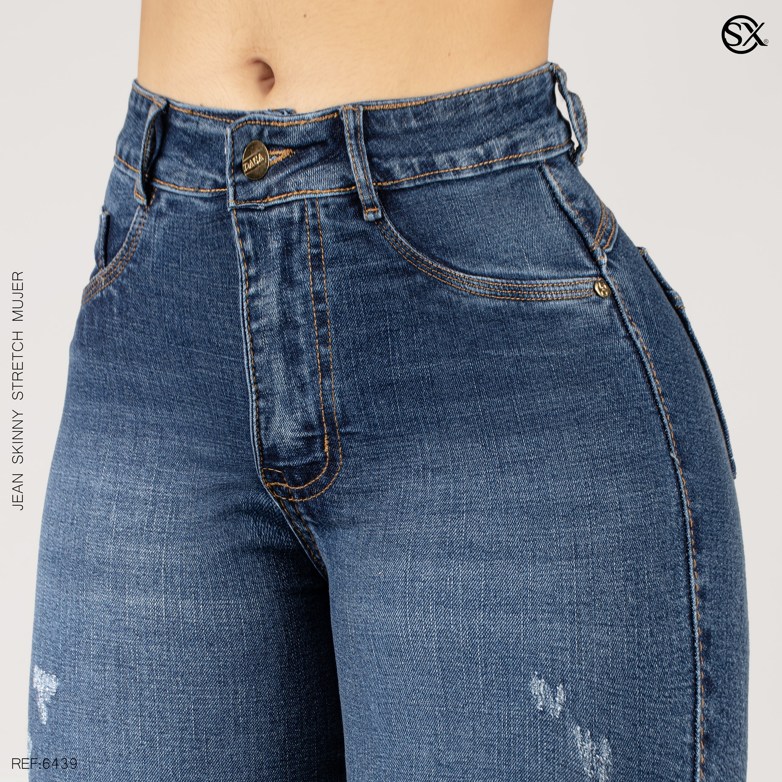 Jeans mujer Skinny 6439