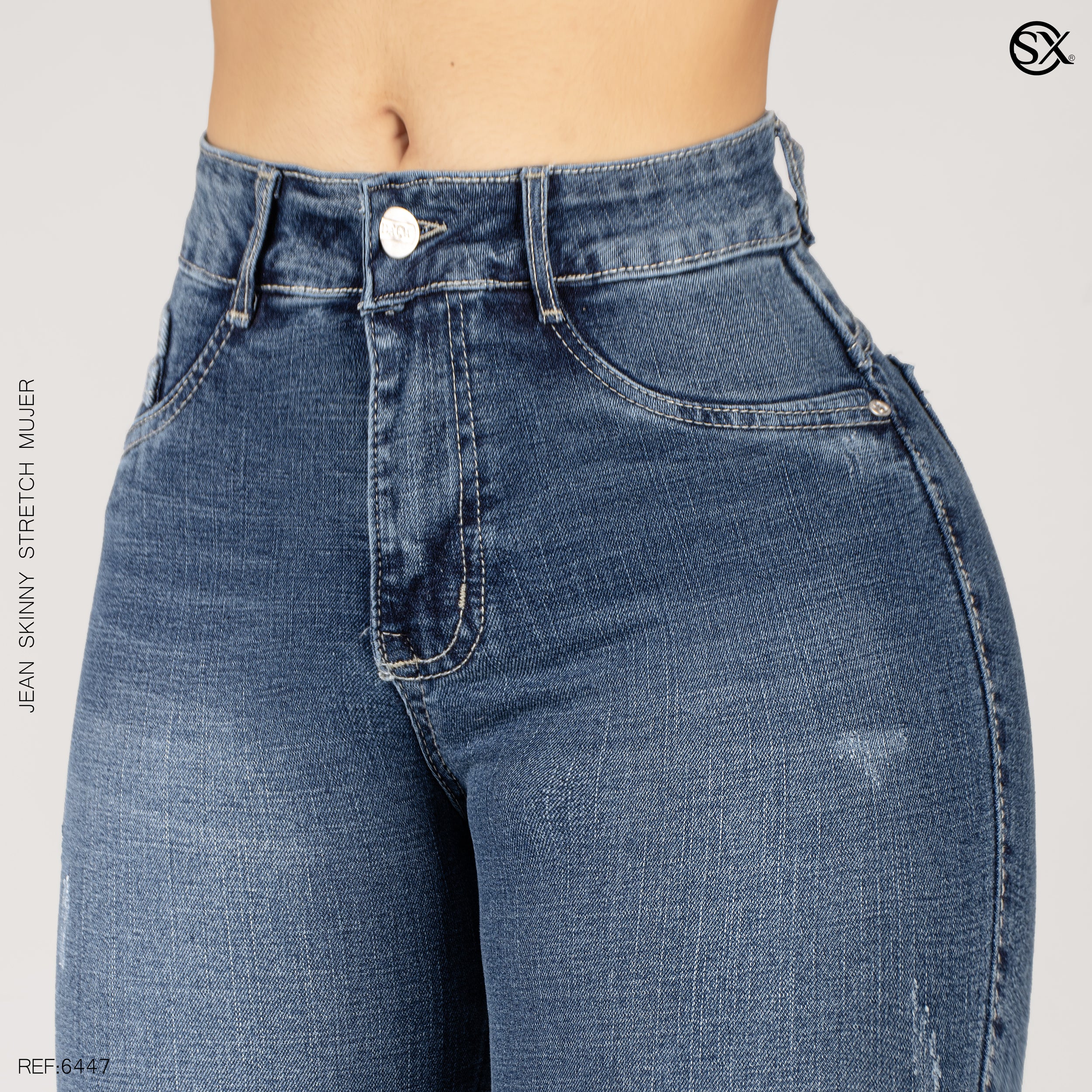 Jeans mujer Skinny 6447