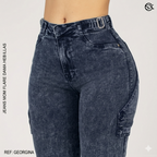 Jeans Mujer Mom Flare Georgina
