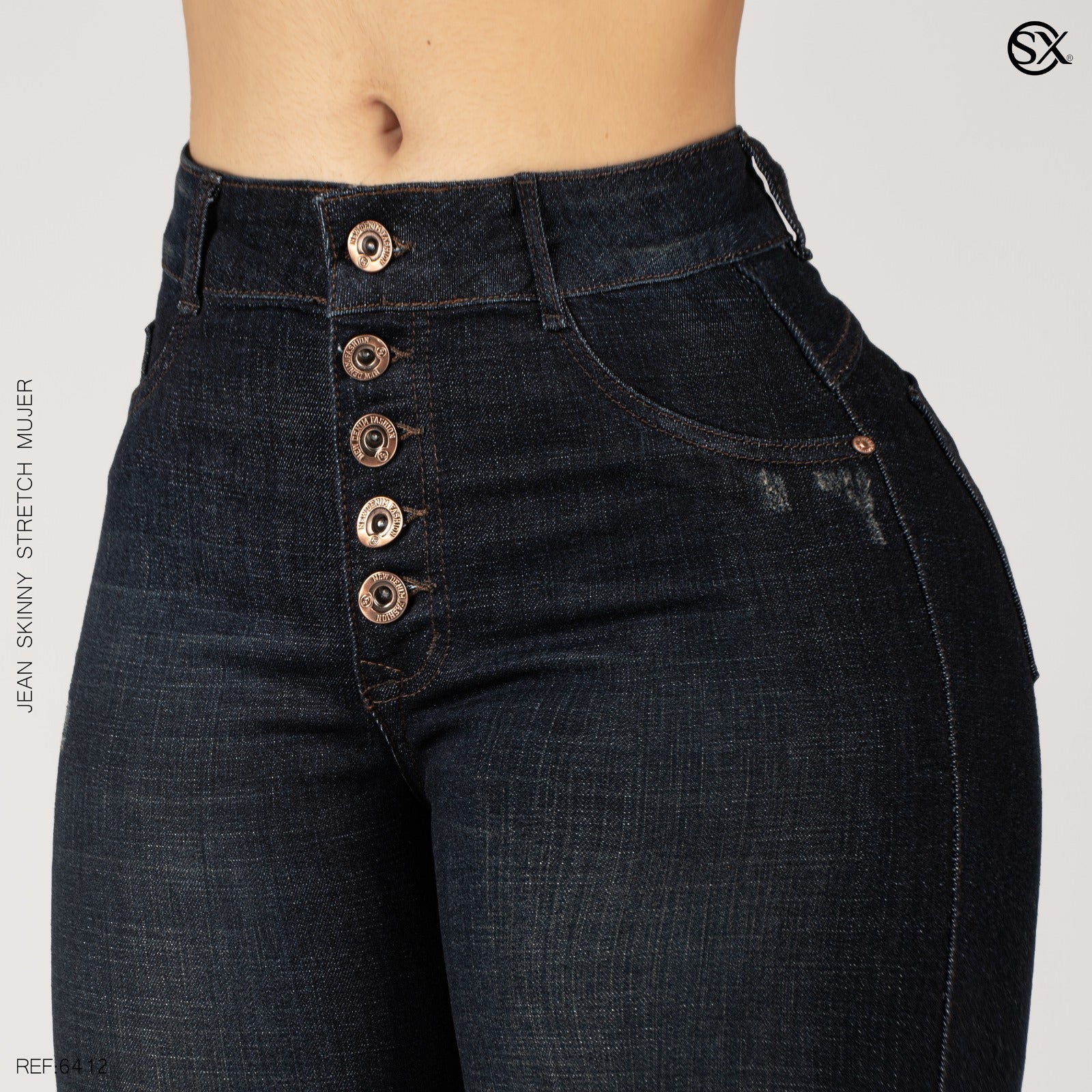 Jeans mujer Skinny 6412