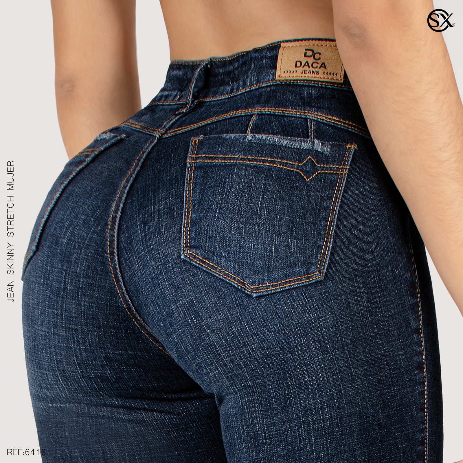 Jeans mujer Skinny 6416