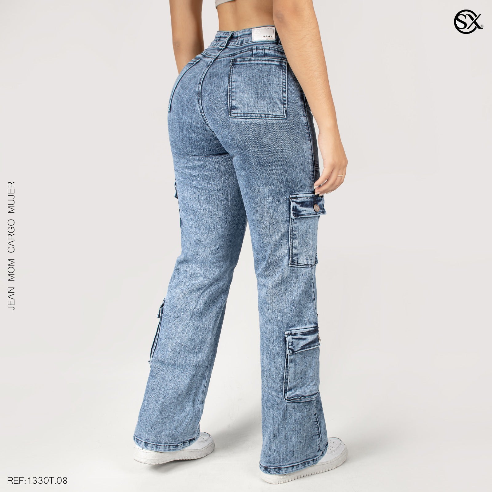 Jeans mujer Cargo 1330T.08