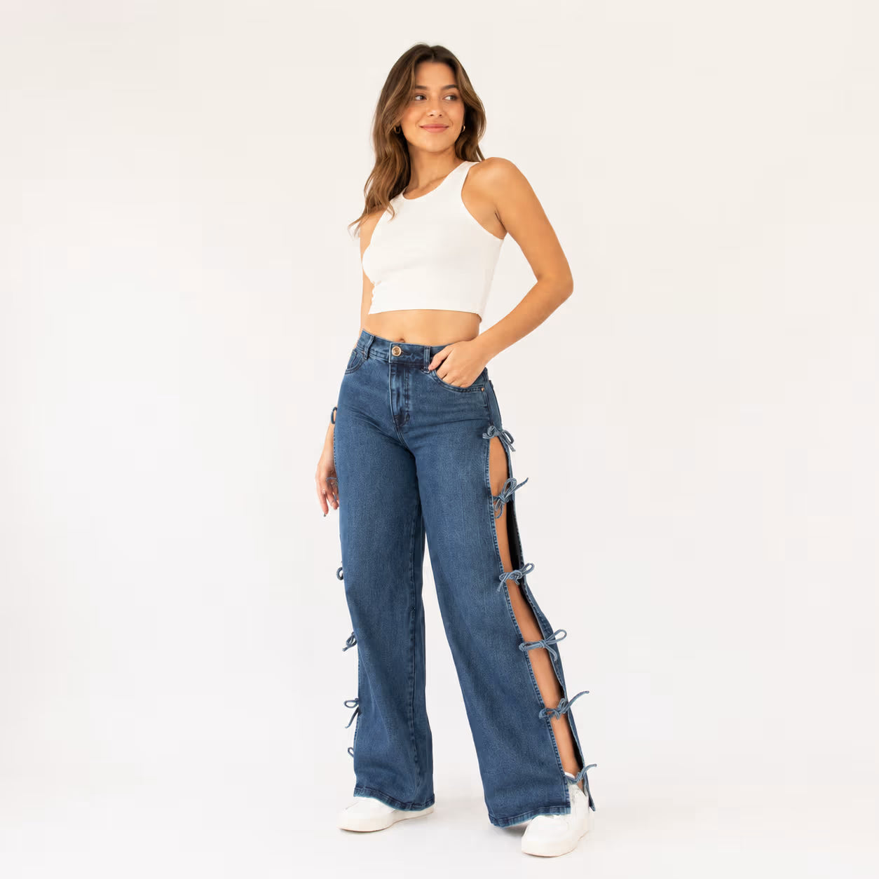 Jeans Mujer Mom FLARE