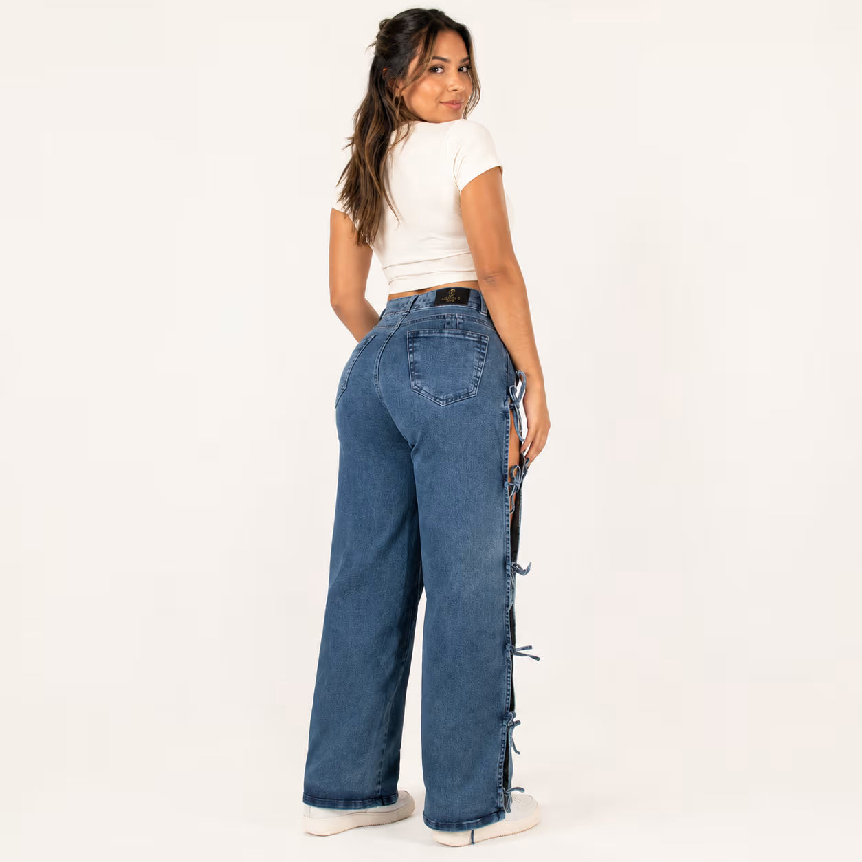 Jeans Mujer Mom FLARE