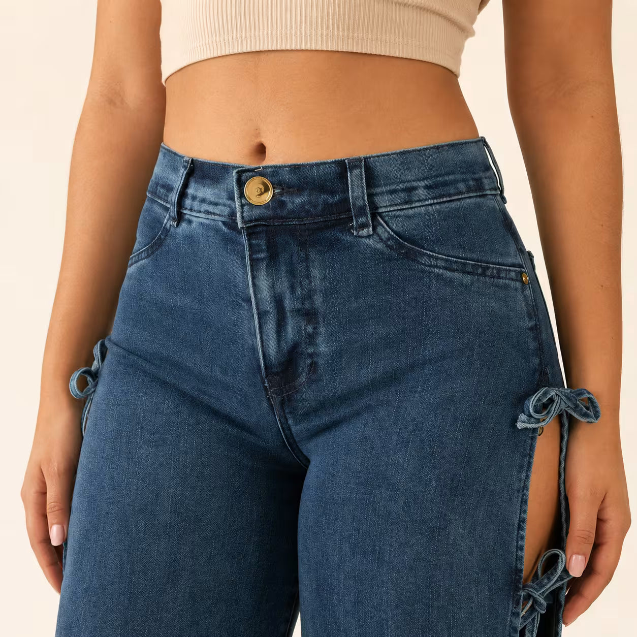 Jeans Mujer Mom FLARE
